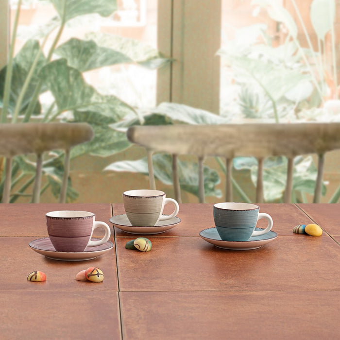 Set de Căni de Cafea Quid Vita Morning 12 Piese (90 ml)