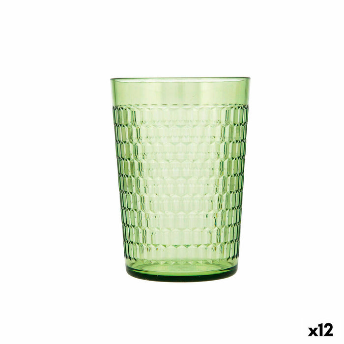 Pahar Quid Viba Verde Plastic 450 ml (12 Unități) (Pack 12x)