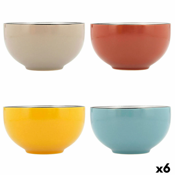 Bol Quid Frappe Colorado Ceramică Multicolor (510 ml) (Pack 6x)