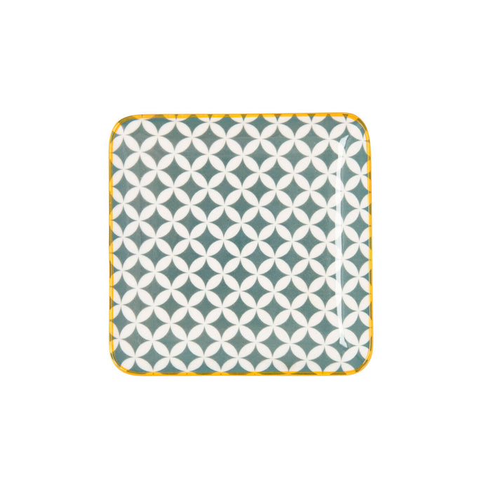Tavă pentru gustari Quid Pippa Pătrat Ceramică Multicolor (15,5 x 15,5 cm) (8 Unități)