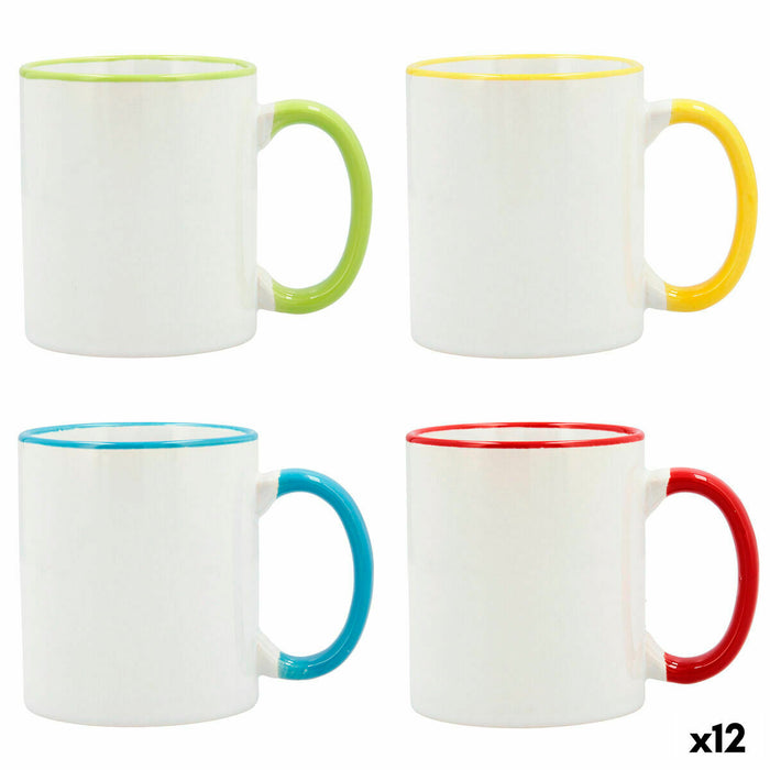 Cană tip Halbă Quid Bodega Ceramică Multicolor (330 ml) (Pack 12x)