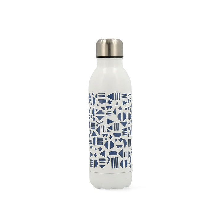 Sticlă (de pus lichide) Quid Rubic Oțel inoxidabil Puzzle 500 ml