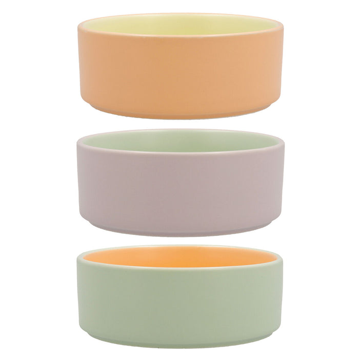Bol pentru Aperitive Quid Vitamina Bicolor Ceramică 13 x 13 x 5,2 cm
