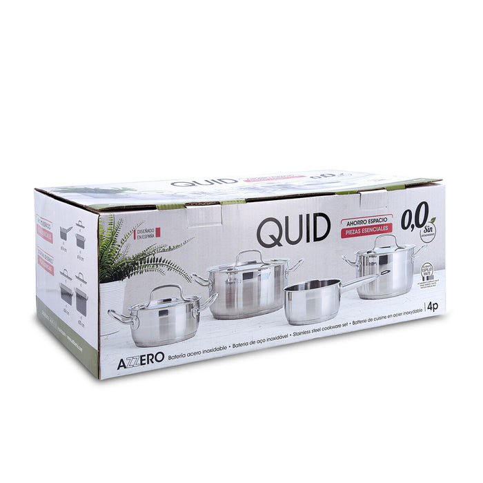 Vase de Gătit Quid Azzero Oțel inoxidabil 4 Piese