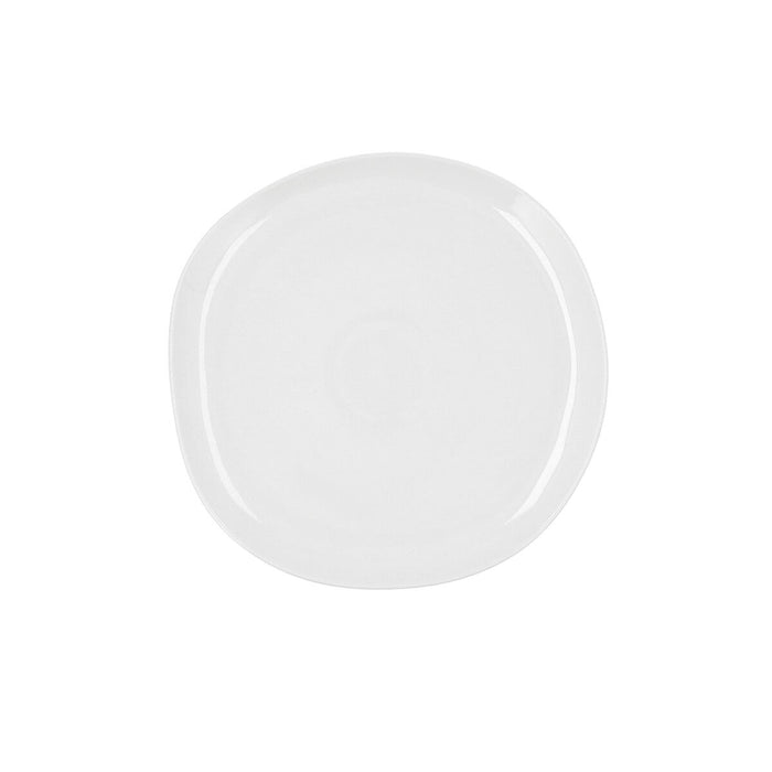 Platou Plat Ariane Earth Alb Ceramică Ø 27 cm (6 Unități)