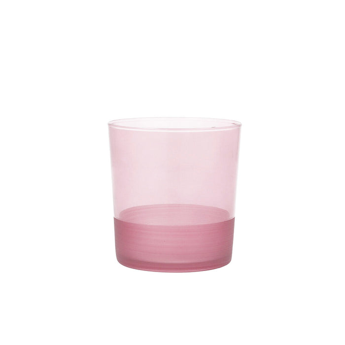 Pahar Quid Pincel Roz Sticlă 380 ml (6 Unități)
