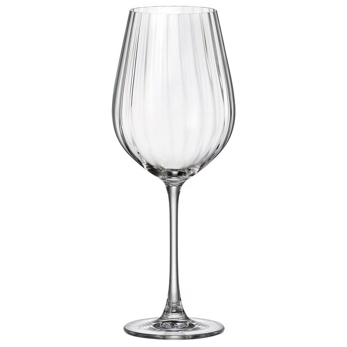 Pahar de vin Bohemia Crystal Optic Transparent 650 ml 6 Unități