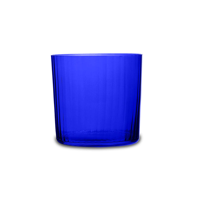 Pahar Bohemia Crystal Optic Albastru Sticlă 350 ml (6 Unități)