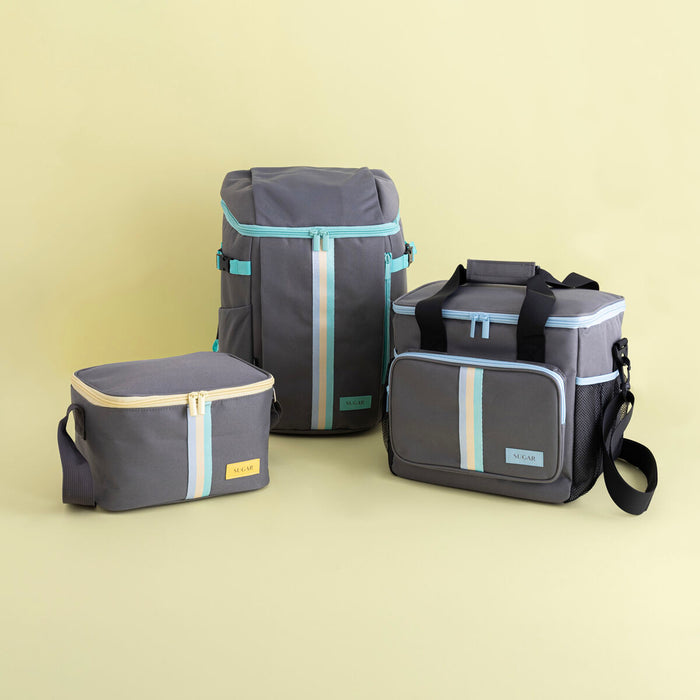Cutie pentru prânz Quid Sugar Rucsac Termic 20 L 30 x 22 x 40 cm Gri