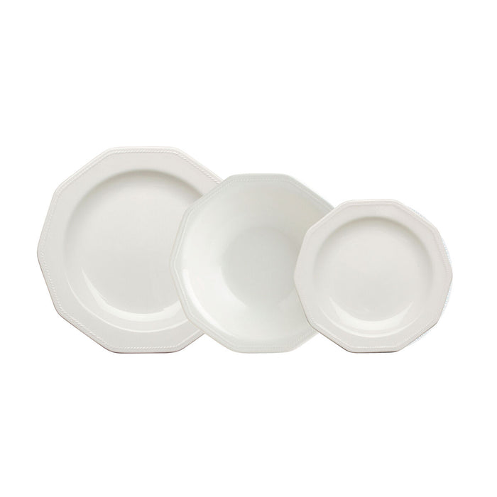 Veselă Queen´s By Churchill Artic White Alb Ceramică 12 Piese