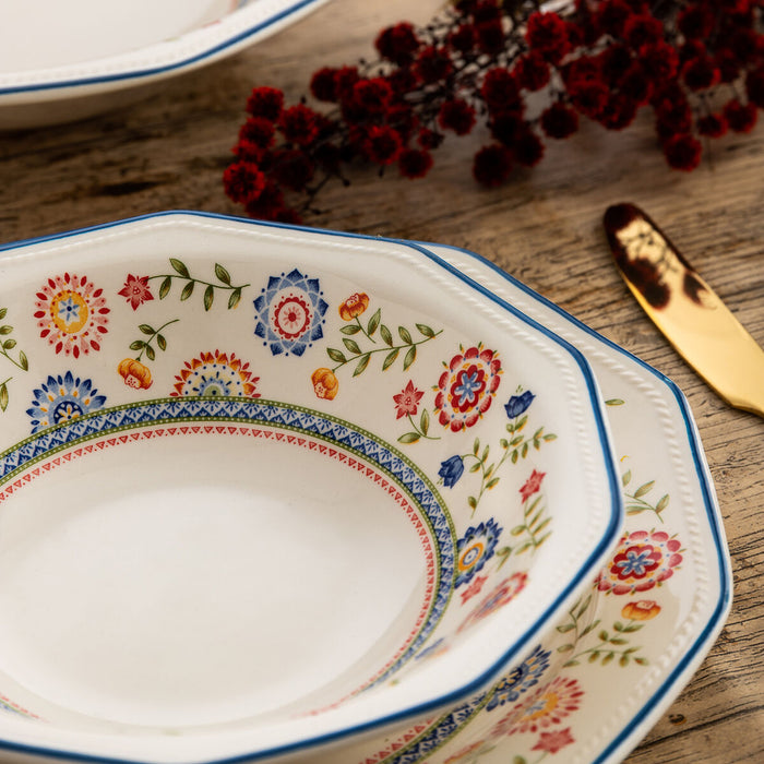 Set de Veselă Queen´s By Churchill Bengal Multicolor Ceramică 12 Piese