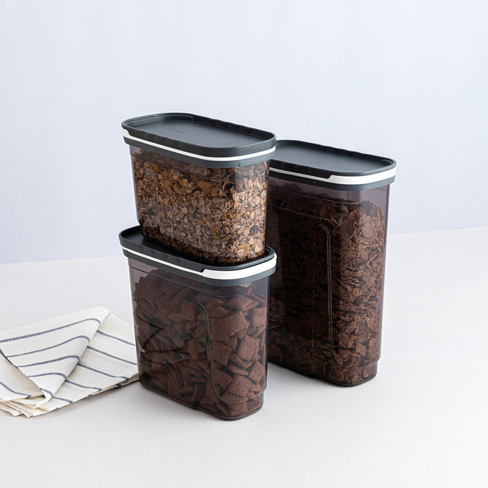 Staniu Quid City Cu Capac Dozator 1,2 L Gri Plastic (12 Unități)