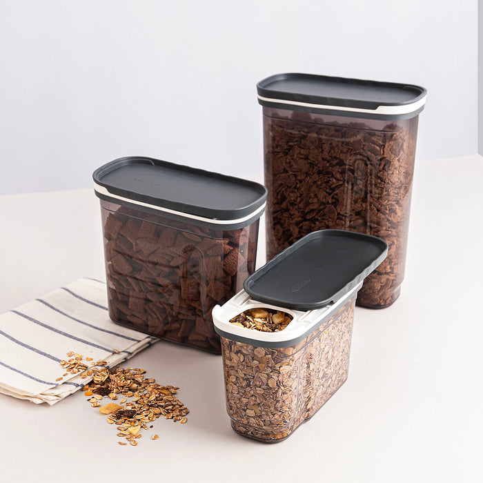 Staniu Quid City Cu Capac Dozator 1,8 L Gri Plastic (12 Unități)