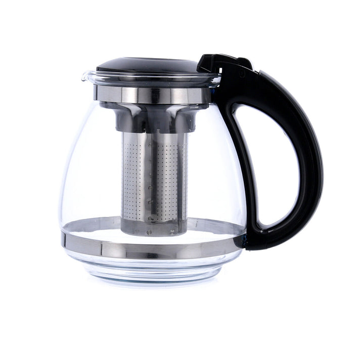 Ceainic Quid Serenia Transparent Sticlă Oțel inoxidabil 1,5 L