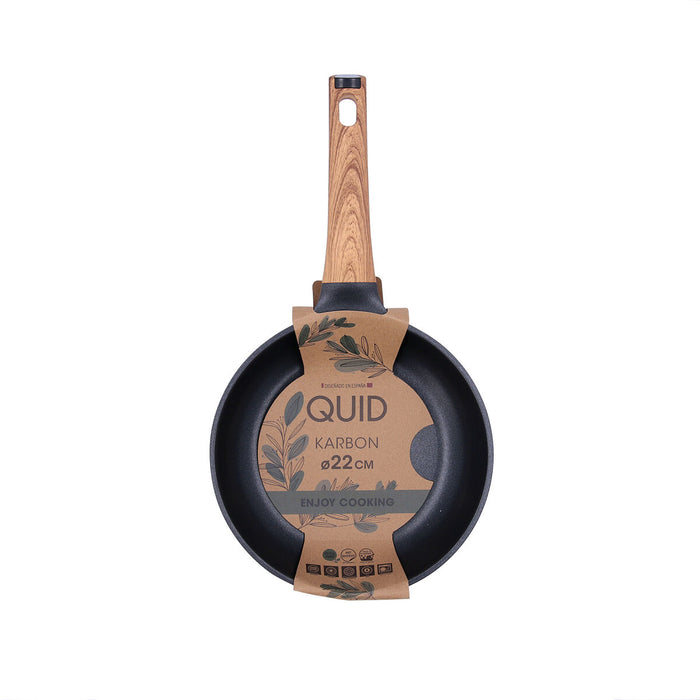 Tigaie Quid Karbon Aluminiu turnat Negru 22 cm