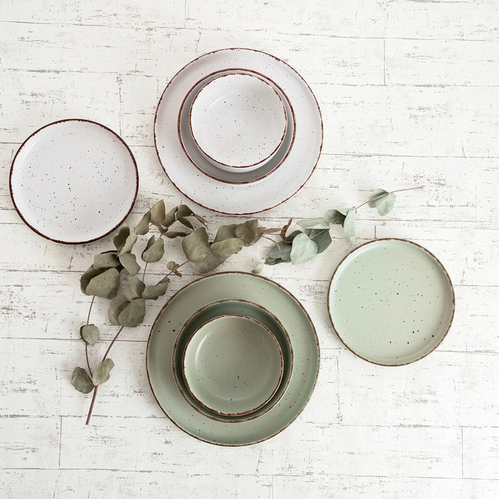 Castron Quid Duna Verde Ceramică 15 x 15 cm (6 Unități)