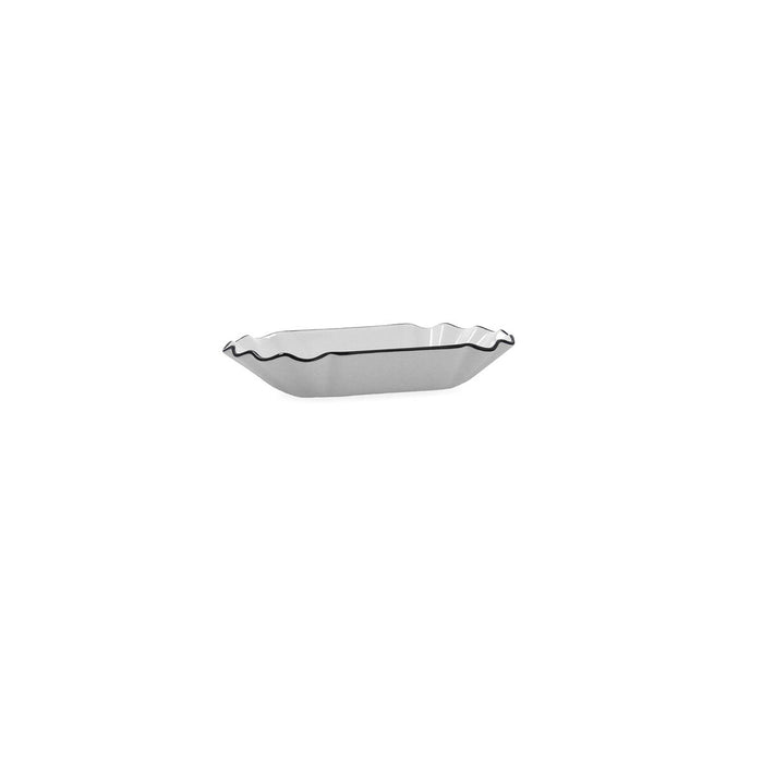 Tavă pentru gustari Quid Gastro Alb Negru Ceramică 20,5 x 11 x 3,5 cm (12 Unități)