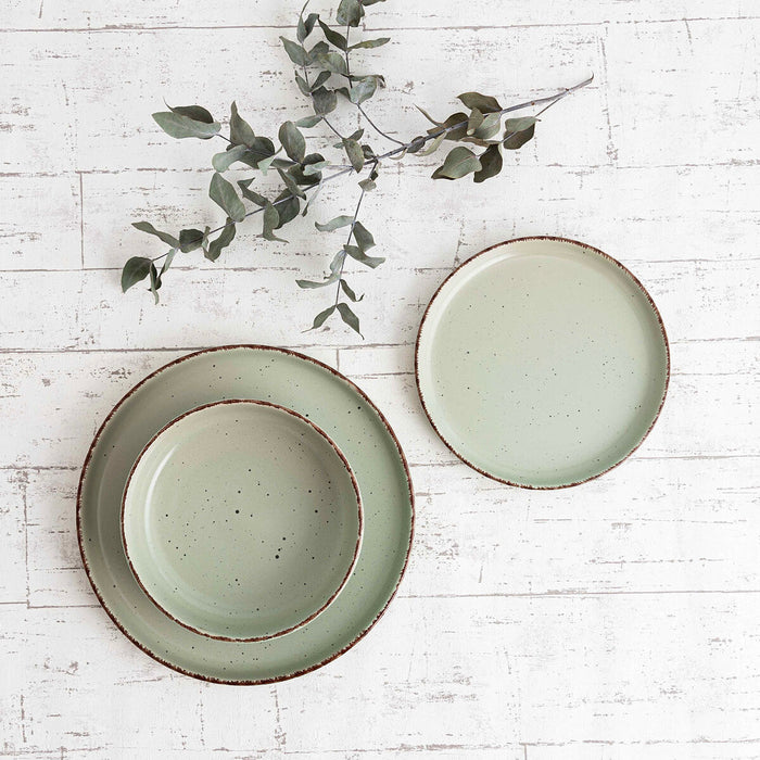 Set de Veselă Quid Duna Verde Ceramică 12 Piese