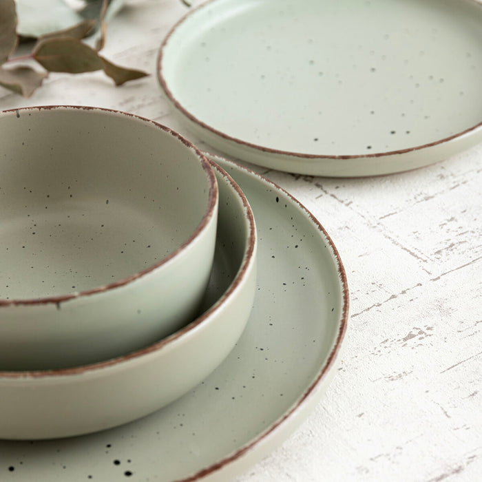Set de Veselă Quid Duna Verde Ceramică 12 Piese