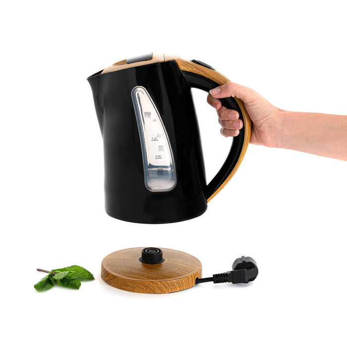 Ceainic electric cu lumina LED Dcook Wood 1,7 L 2200 W Plastic