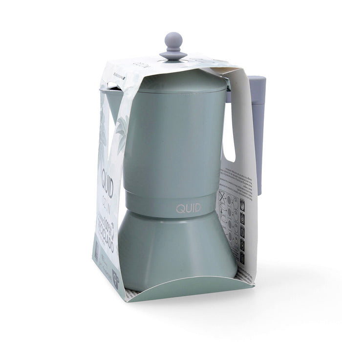 Cafetieră Italiană Quid Ozon Verde Metal 9 Cești
