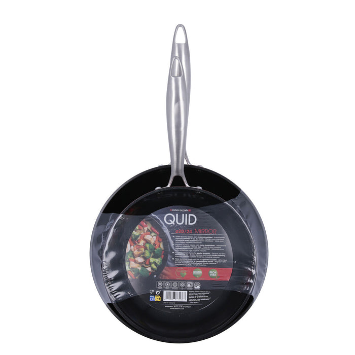Set de Tigăi Quid Mirro Roșu Metal 3 Piese