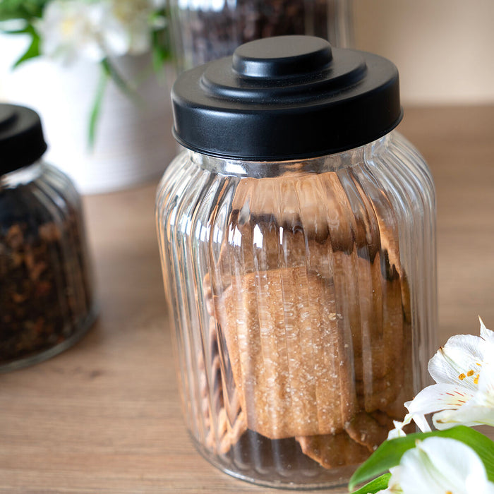 Borcan Quid Maison Transparent Sticlă 1 L (6 Unități)