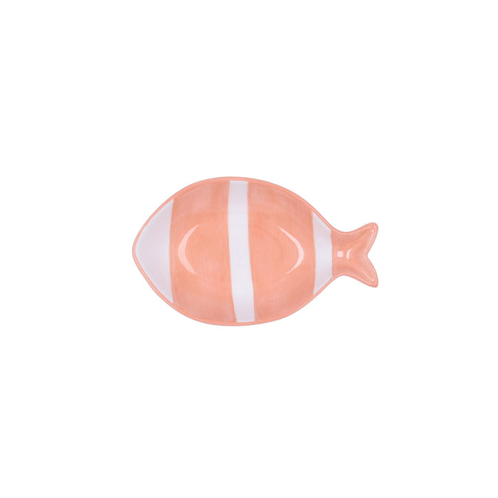 Castron Quid Kaleido Coral Ceramică Pește 14 x 9 x 3 cm (4 Unități)