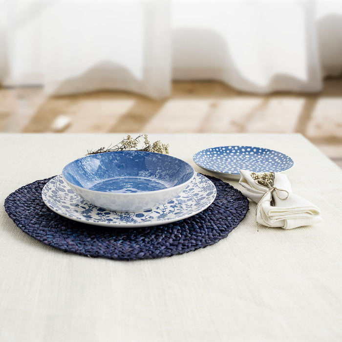 Set de Veselă Bidasoa Aquilea Albastru Ceramică 18 Piese