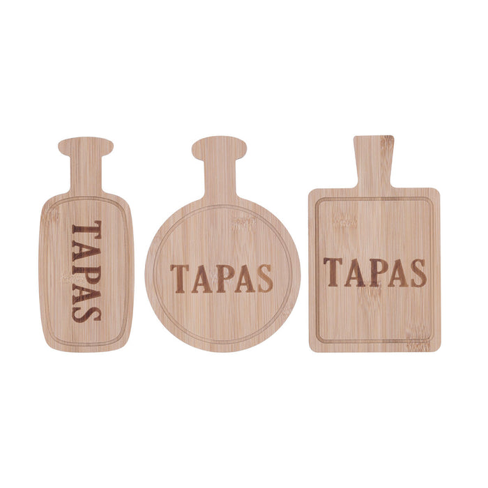 Tavă de servit Quid Tapas Lemn (36 Unități)