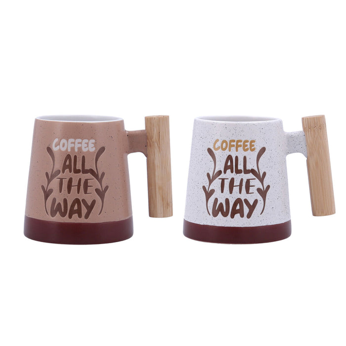 Hrnek Bidasoa All The Way Multicolor Ceramică 350 ml (12 Unități)