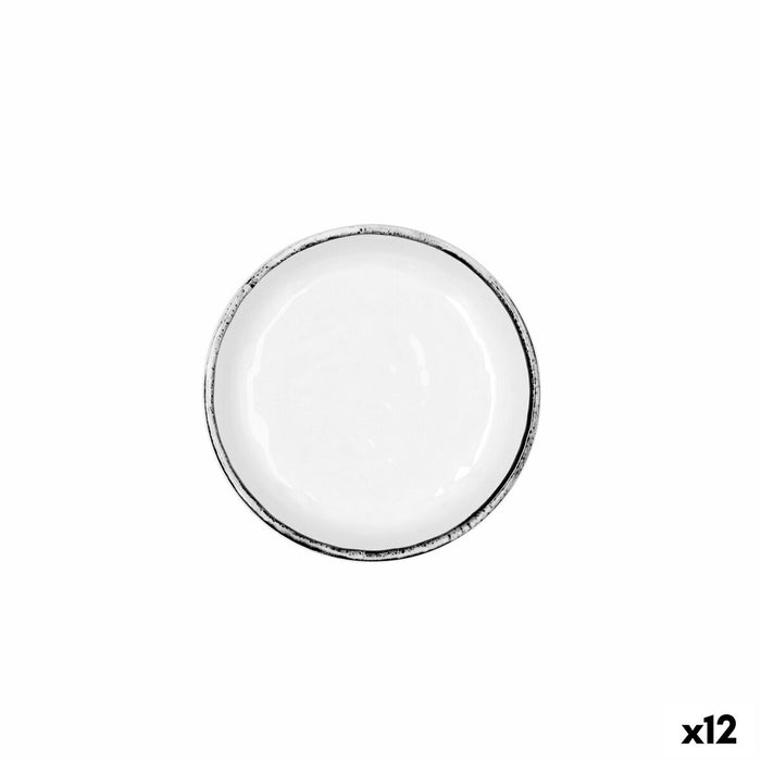Castron Quid Select Filo Alb Negru Plastic 14 x 3 cm (12 Unități)