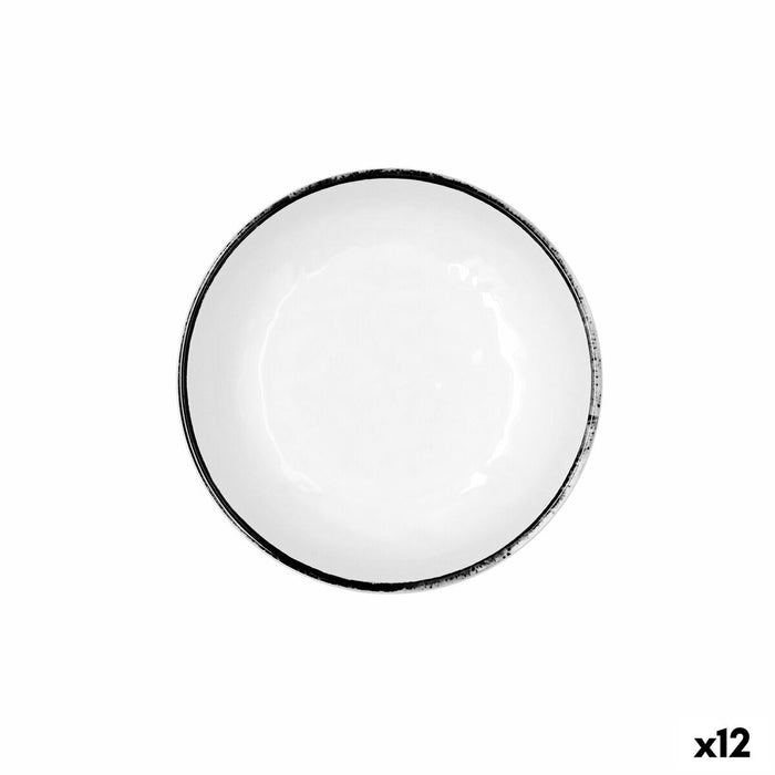 Castron Quid Select Filo Alb Negru Plastic 16,6 x 5,8 cm (12 Unități)