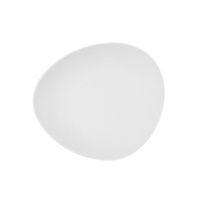Farfurie Adâncă Bidasoa Fosil Alb Ceramică Oval 22 x 19,6 x 4,5 cm (6 Unități)