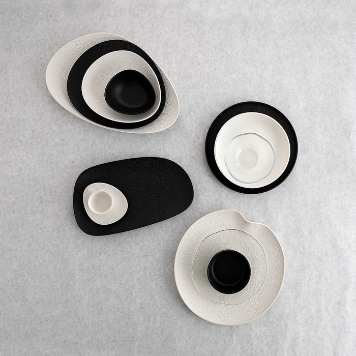 Farfurie Bidasoa Fosil Alb Ceramică Oxid de aluminiu 13,3 x 11,6 x 1,7 cm Cafea (12 Unități)