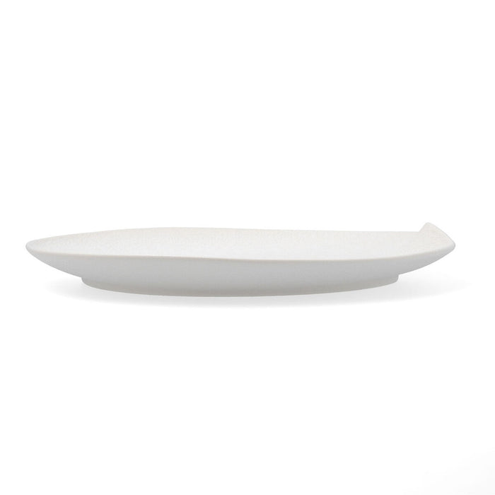 Tavă pentru gustari Bidasoa Fosil Alb Ceramică Oxid de aluminiu 31,4 x 31,2 x 4 cm (4 Unități)