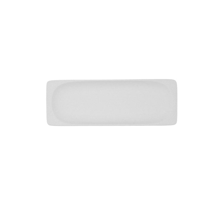 Tavă pentru gustari Bidasoa Fosil Alb Ceramică Oxid de aluminiu 25,6 x 9,1 x 2,3 cm (9 Unități)