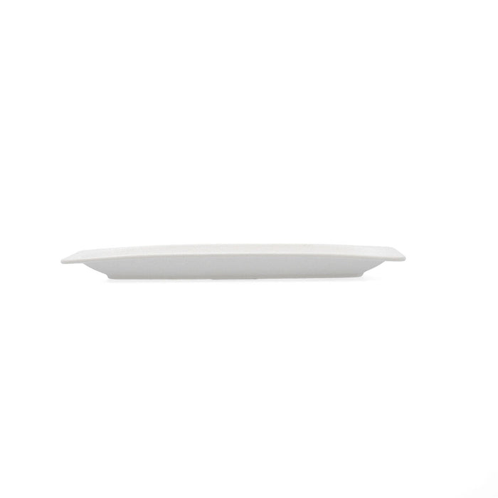 Tavă pentru gustari Bidasoa Fosil Alb Ceramică Oxid de aluminiu 25,6 x 9,1 x 2,3 cm (9 Unități)