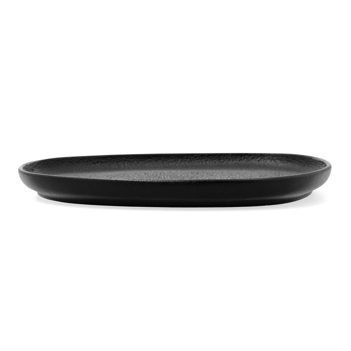 Platou Plat Bidasoa Fosil Negru Ceramică Pătrat 26,3 x 25,5 x 2,4 cm (6 Unități)