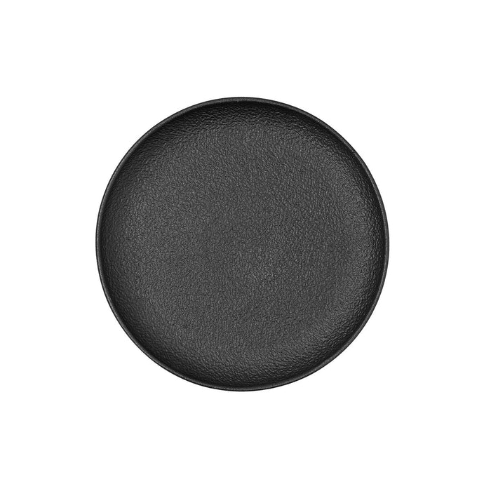 Platou Plat Bidasoa Fosil Negru Ceramică 21,3 x 21,2 x 2,2 cm (8 Unități)