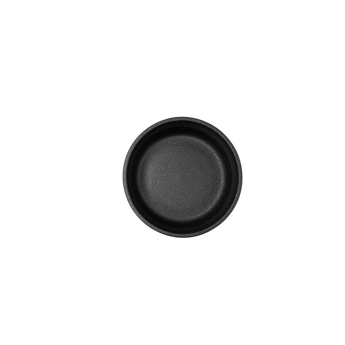 Castron Bidasoa Fosil Negru Ceramică 11,8 x 11,8 x 5,9 cm (6 Unități)