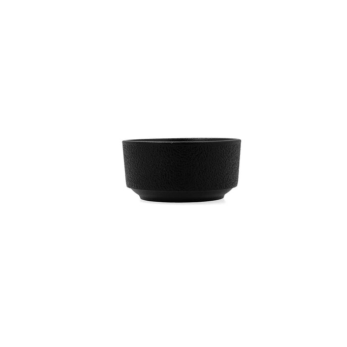 Castron Bidasoa Fosil Negru Ceramică 11,8 x 11,8 x 5,9 cm (6 Unități)