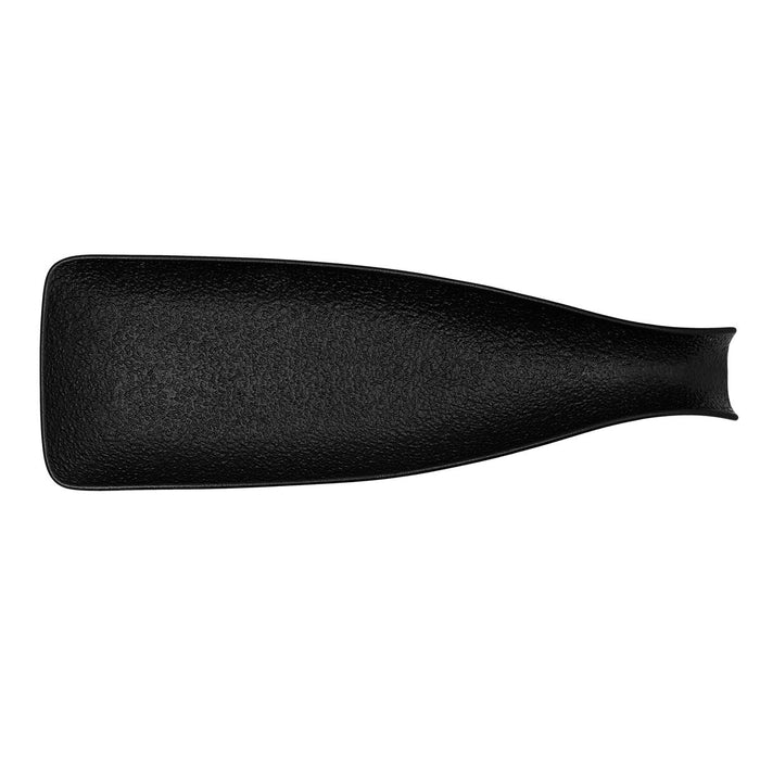 Tavă pentru gustari Bidasoa Fosil Negru Ceramică Oxid de aluminiu Sticlă (de pus lichide) 38,5 x 12,7 x 4,8 cm (9 Unități)