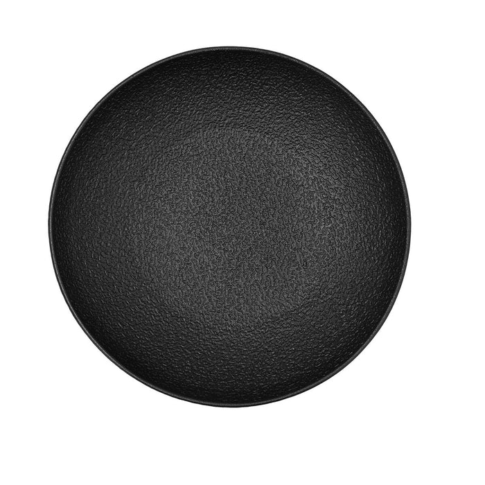Salatieră Bidasoa Fosil Negru Ceramică 25,4 x 25,4 x 5,2 cm (6 Unități)