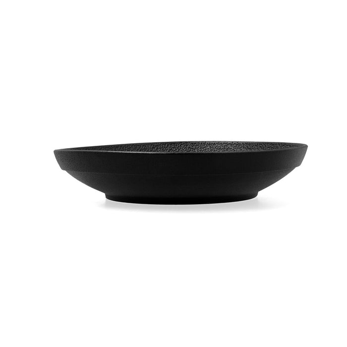 Salatieră Bidasoa Fosil Negru Ceramică 25,4 x 25,4 x 5,2 cm (6 Unități)