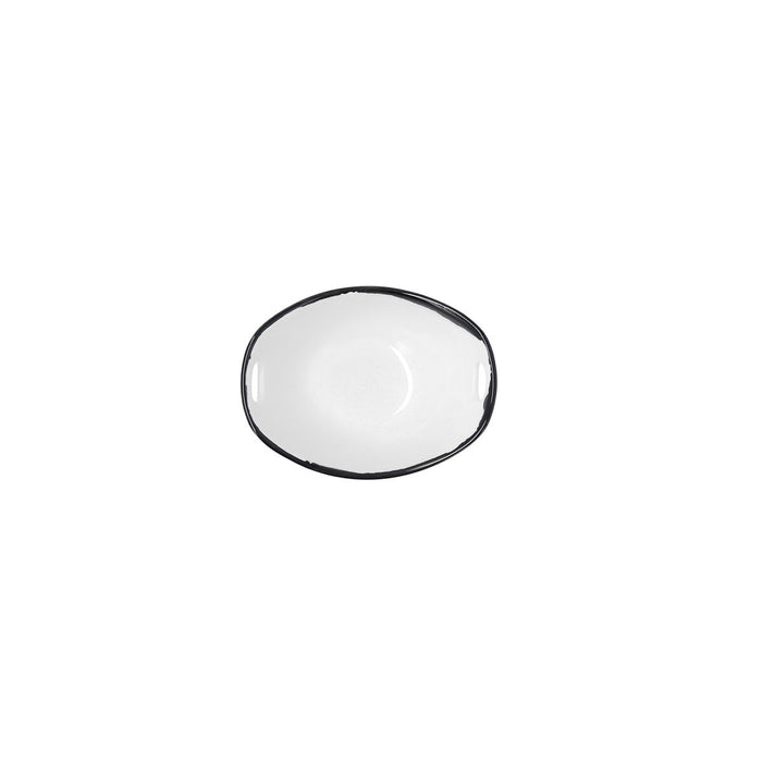 Castron Ariane Vital Filo Alb Negru Ceramică 11,6 cm (8 Unități)