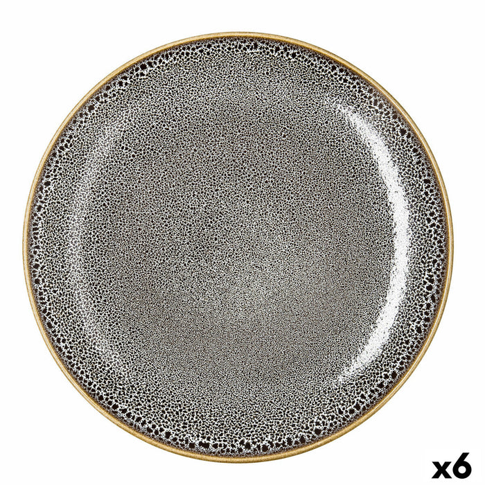Platou Plat Ariane Jaguar Freckles Maro Ceramică 27 cm (6 Unități)