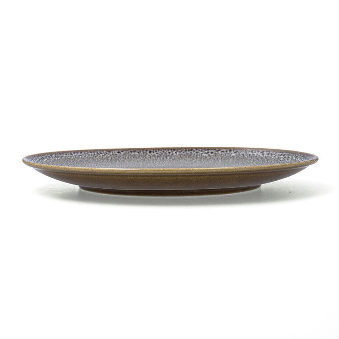 Platou Plat Ariane Jaguar Freckles Maro Ceramică 27 cm (6 Unități)