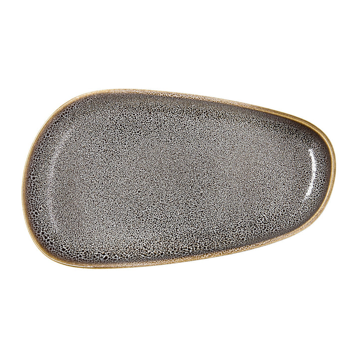Platou Plat Ariane Jaguar Freckles Maro Ceramică Dreptunghiular 27 cm (8 Unități)