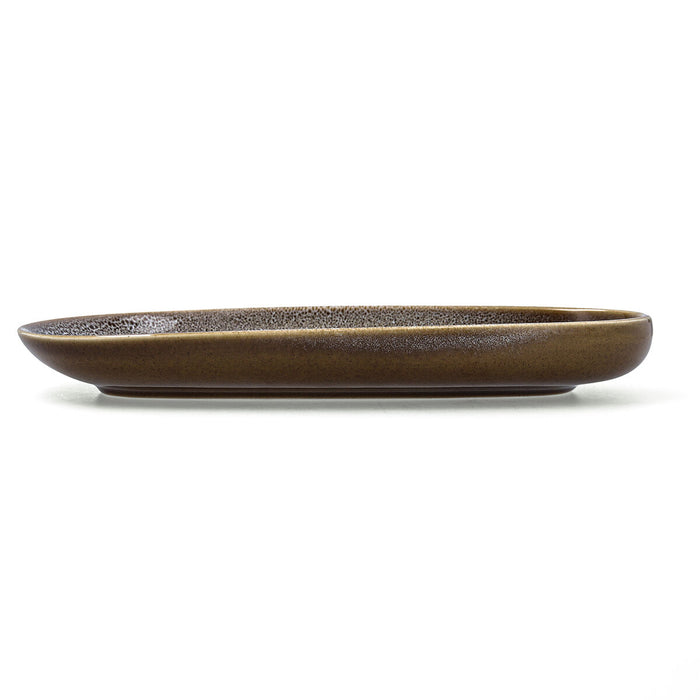 Platou Plat Ariane Jaguar Freckles Maro Ceramică Dreptunghiular 27 cm (8 Unități)